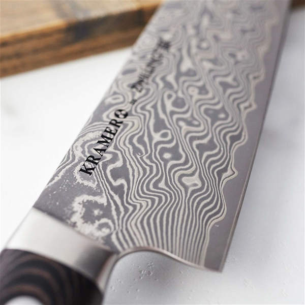 ZWILLING Kramer - EUROLINE Stainless Damascus Collection 8 Narrow Chef's  Knife — Las Cosas Kitchen Shoppe