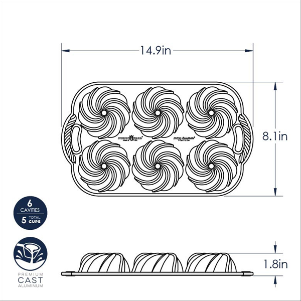 Swirl Tube Cake Pan, Nonstick - USA Pan