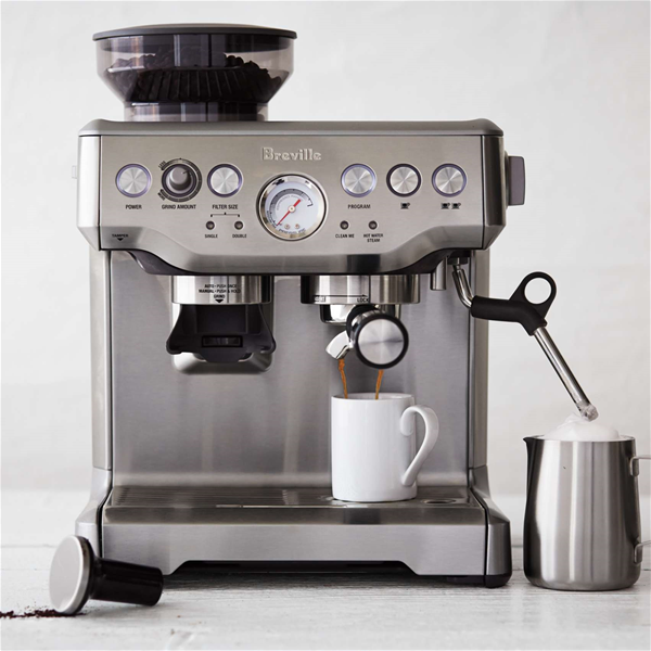 Breville Barista Express Stainless Steel Espresso Machine with