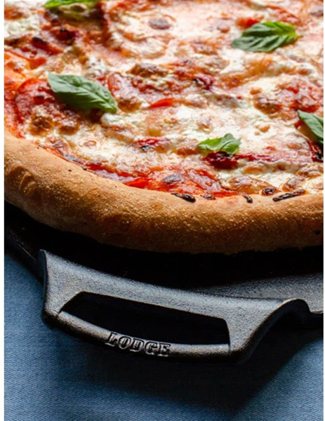 Lodge 15 Inch Seasoned Cast Iron Pizza Pan