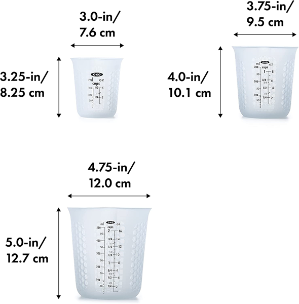 1 Cup Squeeze & Pour Silicone Measuring Cup