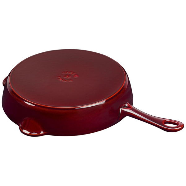 Staub Cast Iron 12-inch Fry Pan - Grenadine, 12-inch - Fry's Food