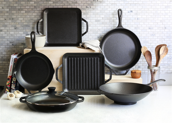 Lodge Chef Collection 10 & 12 inch Cast Iron Skillet Set