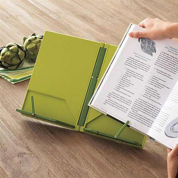 Joseph Joseph CookBook Compact Folding Bookstand Green and Dark Green 