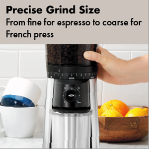 OXO BREW Conical Burr Coffee Grinder Review: Grinder Plus Scale