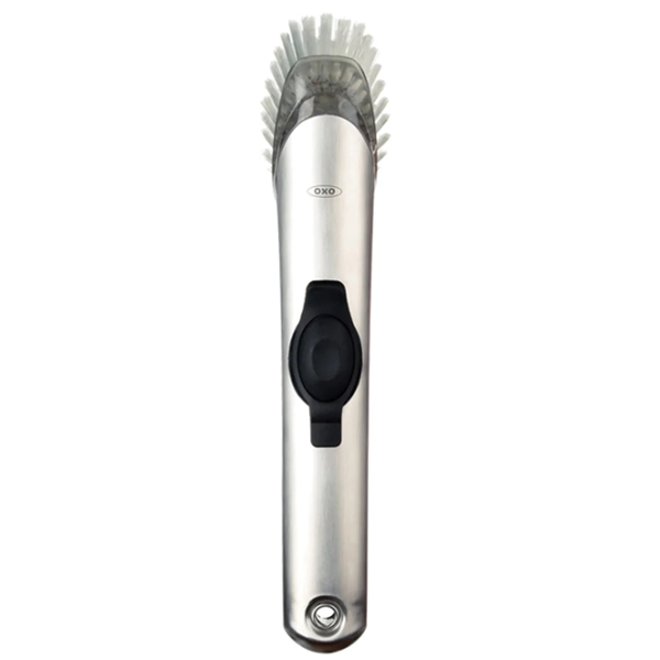 Steel Soap Dispensing Dish Brush OXO