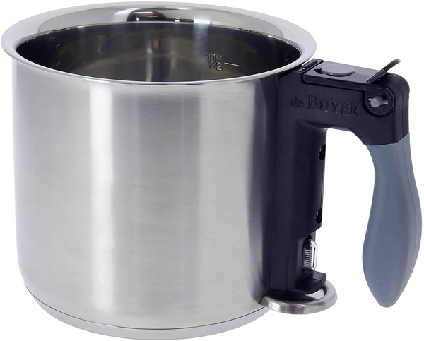 La Patisserie 1.5 Quart Double Boiler w/ 4 Chocolate Molds - 3