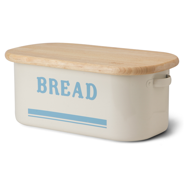 Jamie Oliver JB8901 Elegant Bread Bin White/Brown