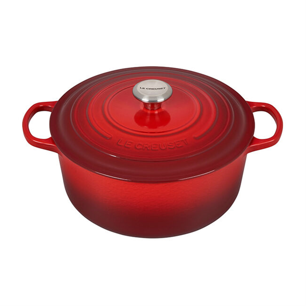 Le Creuset Signature Round 7.25-Qt. Cream Dutch Oven with Lid + Reviews