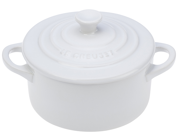 Le Creuset 8 oz. Mini Round Cocotte - White