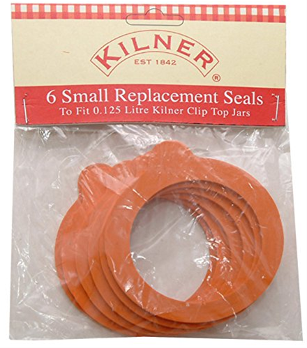 Kilner Replacement Rubber Seals for 4-Fl Oz Jars Pack of 6 