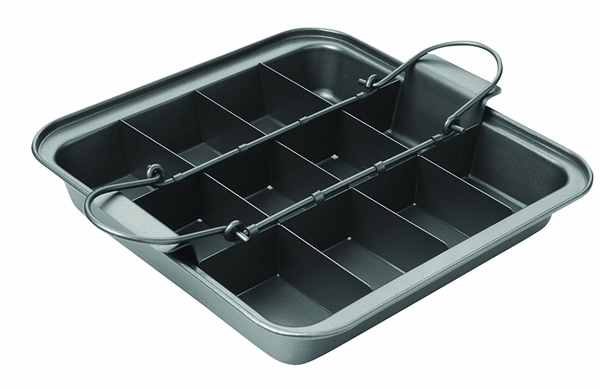 Chicago Metallic Slice Solutions Brownie Pan with Lid