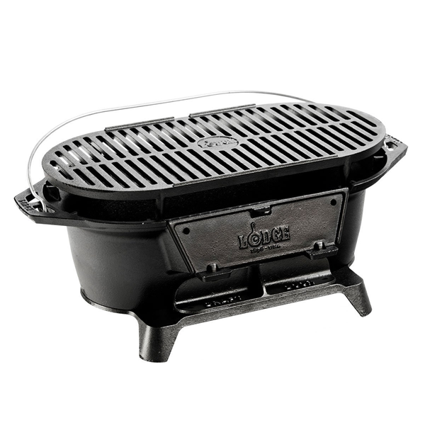 🔵 🔥🥩 Lodge Sportsman Cast Iron Grill LSG Venison Steaks Features and Use  Teach a Man to Fish 