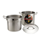 Winco Stainless Steel 12 Qt. Steamer/Pasta Cooker with Lid Click to Change Image