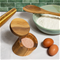 Rock & Branch Olive Wood Salt Cellar with Swivel LidClick to Change Image