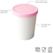 Tovolo Stackable Sweet Treat Ice Cream Tub - PinkClick to Change Image