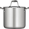 Tramontina Gourmet Stainless Steel Tri-Ply Clad 6-qt Sauce Pot with Lid Click to Change Image