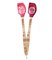 Spatulart™ Wood Handled Mini Cupcake Spatulas – Set of 2Click to Change Image