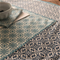 Mahogany Esteban Blue Print Tablecloth - 60" x 90" Click to Change Image