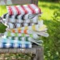 Railroad Stripe Kitchen Towel, Set of 3 BlackClick to Change Image