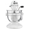 KitchenAid 6 Quart Professional 6500 Stand Mixer- Glass Bowl - Frosted Pearl Click to Change Image