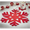 TAG Snowflake Placemat - Red Click to Change Image