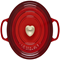 Le Creuset Gold Color Heart Shaped KnobClick to Change Image