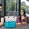 Urban Lunch Bag - Teal & Polka DotClick to Change Image