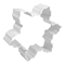 Snowflake Cookie Cutter - Large WhiteClick to Change Image
