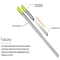 Zoku Reusable Pocket Straw - Charcoal Click to Change Image