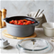 Staub Cast Iron 4 Qt. Round Cocotte with Glass Lid - GreyClick to Change Image