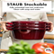 Staub Cast Iron Stackable Set - GraphiteClick to Change Image