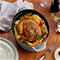 Staub Cast Iron 5.5QT "Coq Au Vin" Oval Dutch Oven - White Truffle Click to Change Image