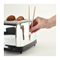 Bamboo Toast Tong with MagnetClick to Change Image