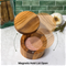 Rock & Branch Olive Wood Salt Cellar with Swivel LidClick to Change Image