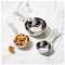 Le Creuset 4pc Stainless Steel Measuring Cup SetClick to Change Image