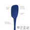 Tovolo Flex-Core All Silicone Deep Spoon Spatula - CharcoalClick to Change Image