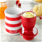 L'Tremain Red Striped Butter Bell Crock Click to Change Image