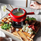 Zwilling Fondue Pot with Forks - Cherry RedClick to Change Image