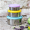 U-Konserve Round Nesting Trio Stainless Steel Containers (Set of 3) Click to Change Image