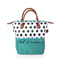 Urban Lunch Bag - Teal & Polka DotClick to Change Image