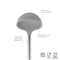 Tovolo Silicone Ladle - Grey Click to Change Image