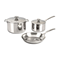 Le Creuset 5-Piece Stainless Steel Cookware SetClick to Change Image