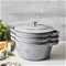 Staub Cast Iron Stackable Set - GraphiteClick to Change Image