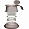 Bialetti Kitty Coffee Maker, Stainless Steel, 4-Cup (8 oz)   Click to Change Image