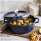 Staub 6qt Cochon Shallow Round Cocotte - Blue (Limited Edition) Click to Change Image