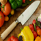 Shun Classic Blonde 7" Santoku Knife  Click to Change Image