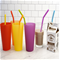 RSVP 10" Silicone Straws (Pack of 6) with Cleaning BrushClick to Change Image