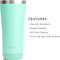 Zoku 20oz 3in1 Stainless Steel Powder Coated Tumbler - AquaClick to Change Image