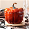 Staub Cast Iron Pumpkin Cocotte 5QT - Burnt OrangeClick to Change Image